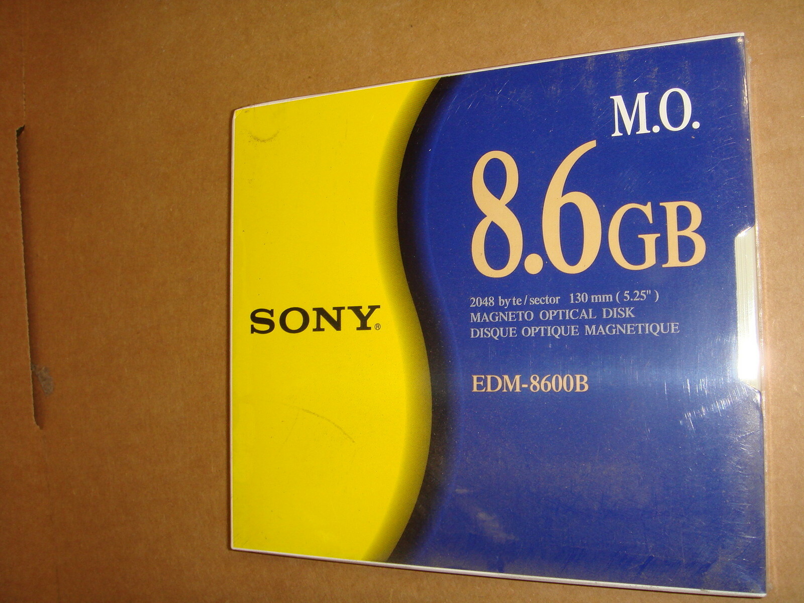 NEW Sony EDM-8600B 8.6GB 5.25 MO OPTICAL DISK