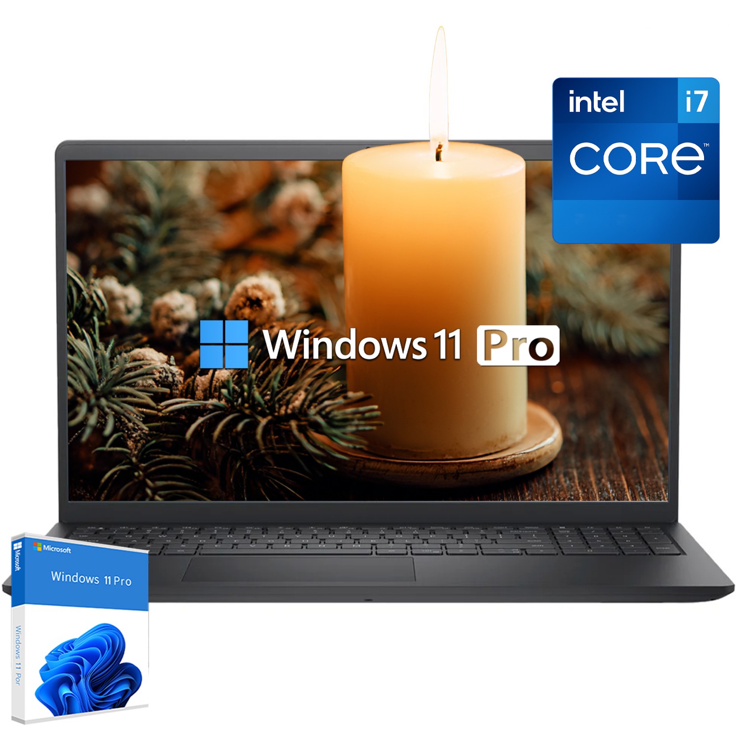 Dell 15.6" Touch Backlit KB Laptop Intel 10 core i7 UpTo 64GB RAM 4TB Windows 11