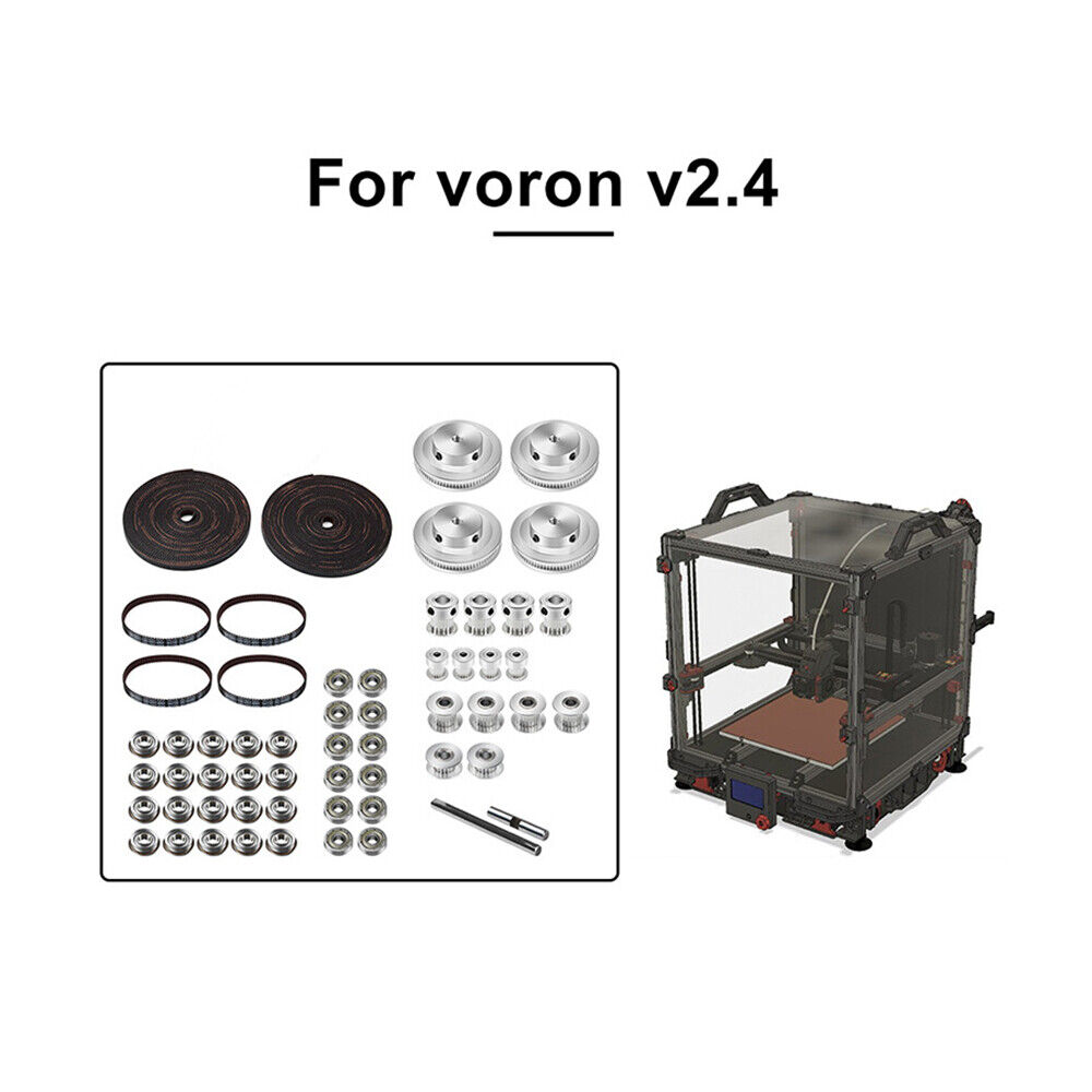 For Voron V2.4 3D Printer GT2 Timing Belt Drive 625 F695 2RS Synchronous Wheel