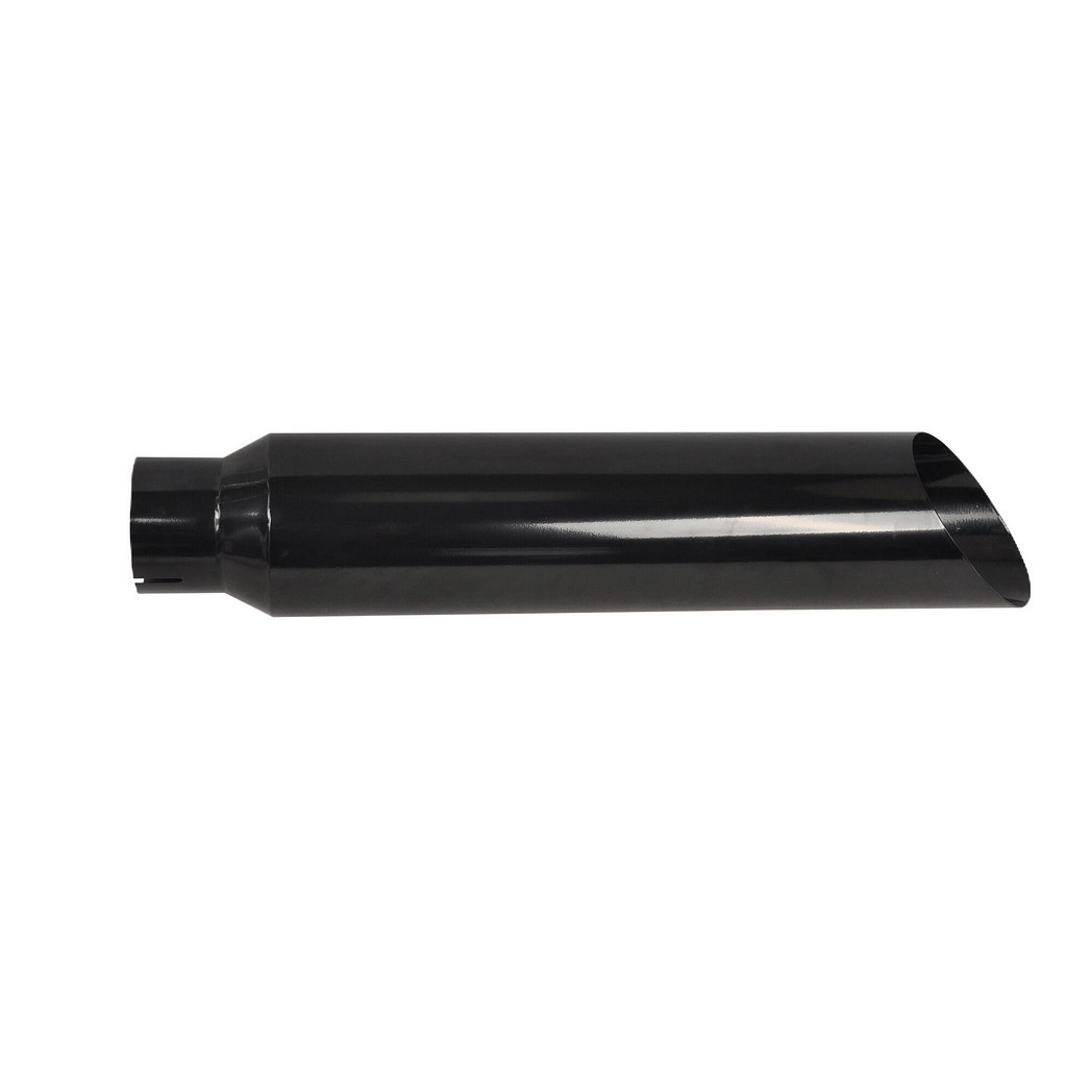 For Black Straight Exhaust Tip 5"-7" MT032004