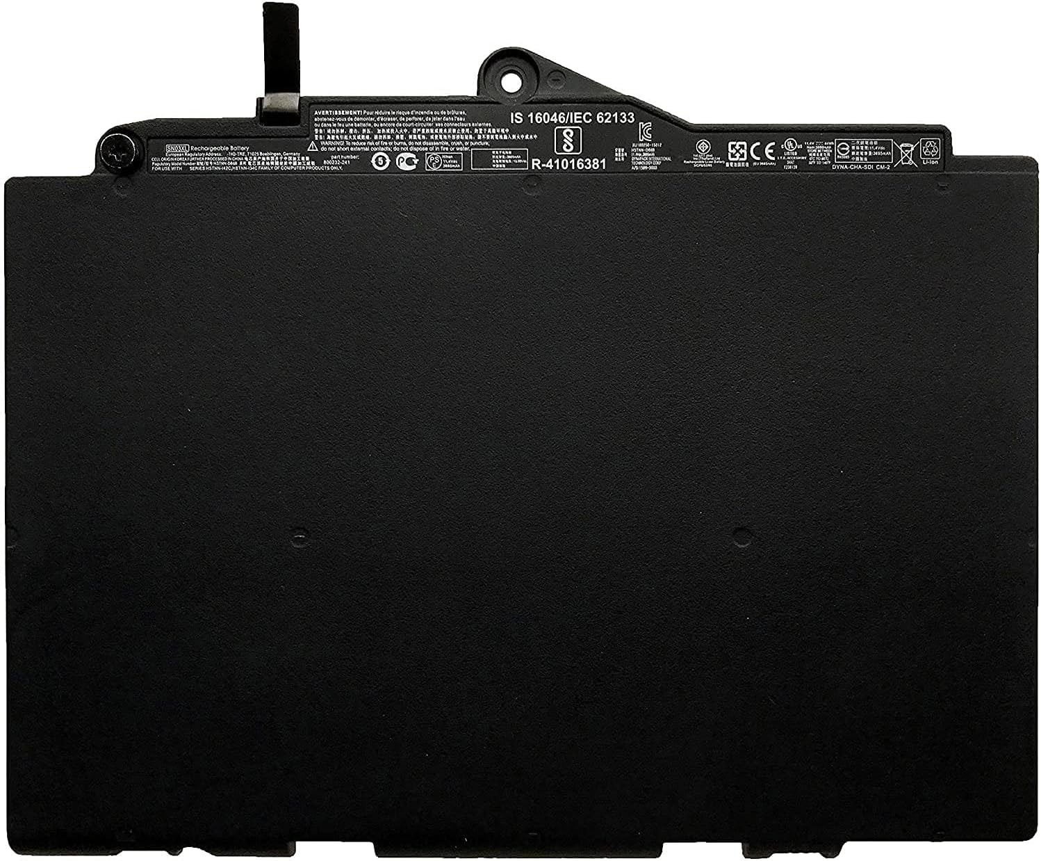 High-Capacity Laptop Battery Replacement for HP EliteBook 820 G3 & 725 G3, 11.4V