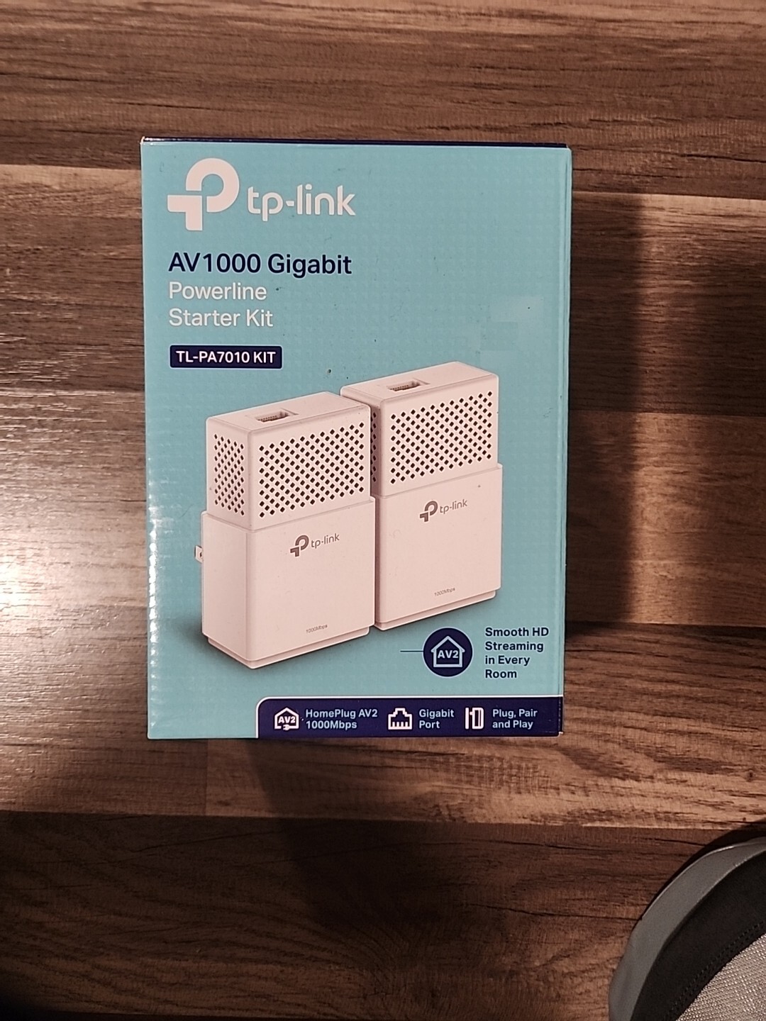 TP-Link TL-PA7010 KIT V2 2-Port AV1000 Gigabit Powerline Starter Kit