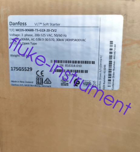 1PC Danfoss 30KW soft starter MCD5-0068B-T5-G1X-20-CV2 brand new FedEx or DHL
