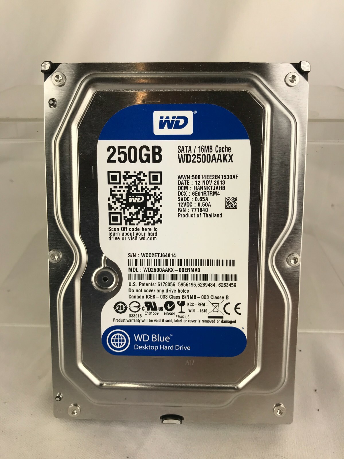 Western Digital WD2500AAKX-75U6AA0 SATA PC Hard Drive 250GB 3.5"  
