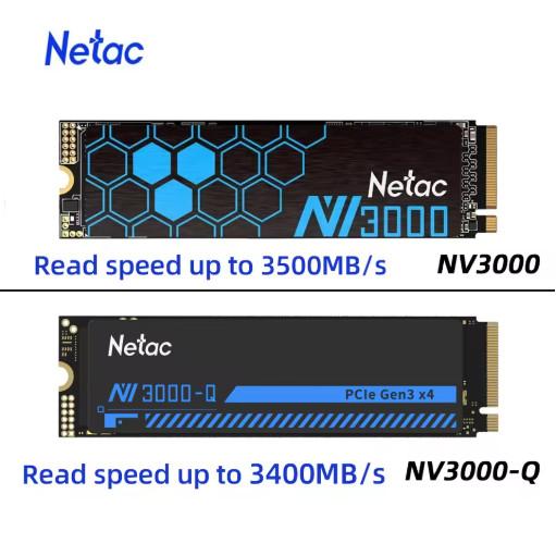 Netac NVMe SSD 250GB 500GB 1TB 2TB M.2 2280 PCIe 3.0x4 Internal Drive Laptop