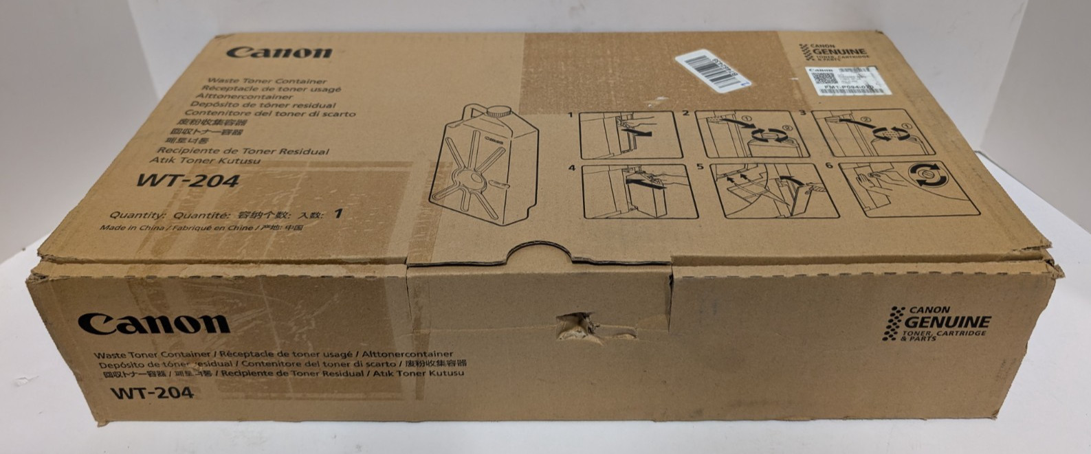 Canon Genuine WT-204 Waste Toner Container