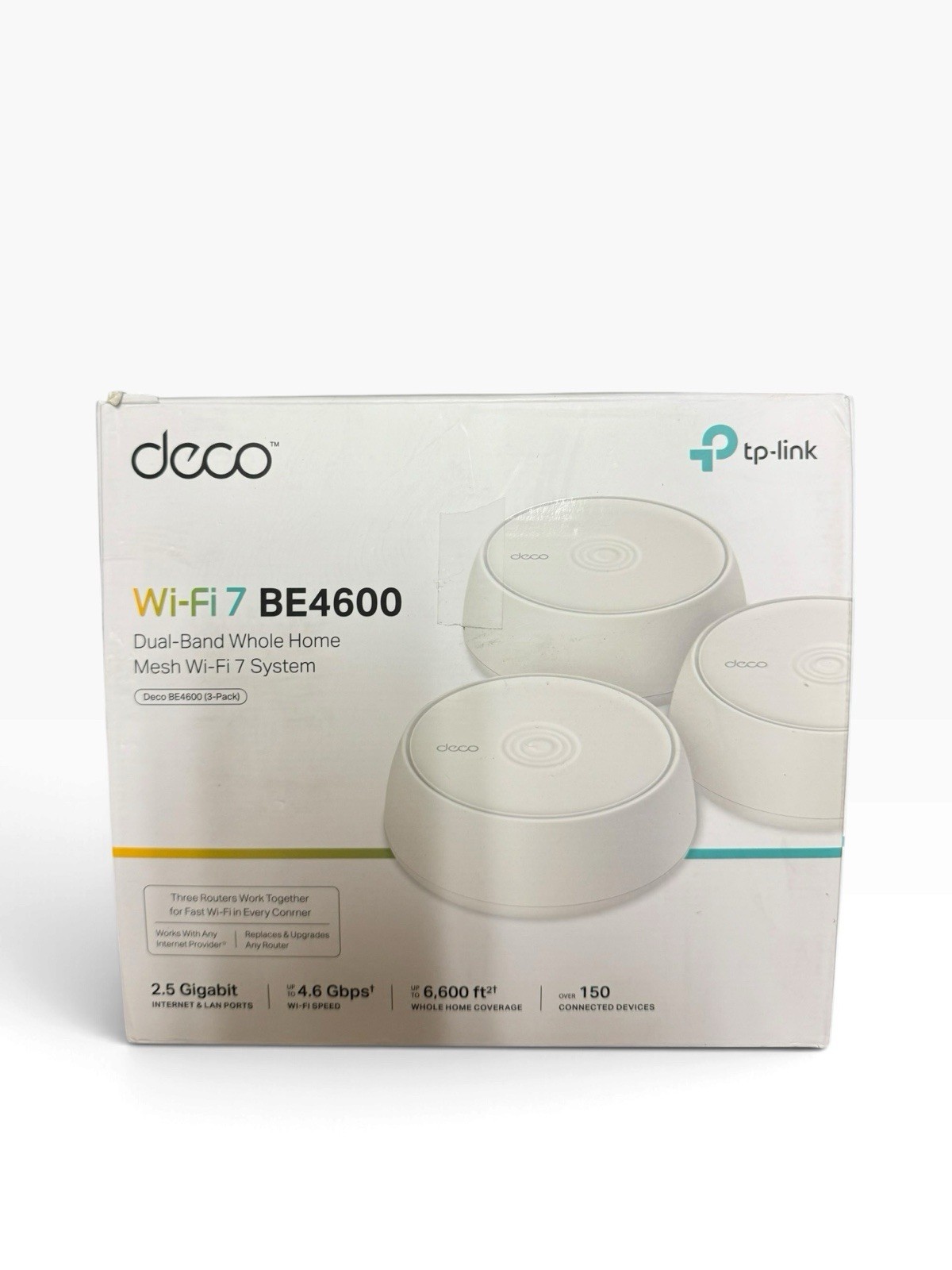 TP-Link Deco BE4600 Dual-Band Whole Home Mesh Wi-Fi 7 System (3-Pack)™