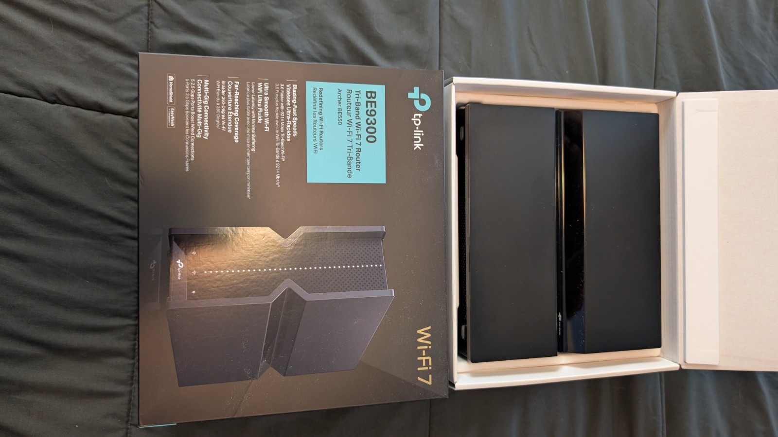TP-Link Tri-Band BE9300 WiFi 7 Router (Archer BE550) - 6-Stream 9.2GBPS READINFO