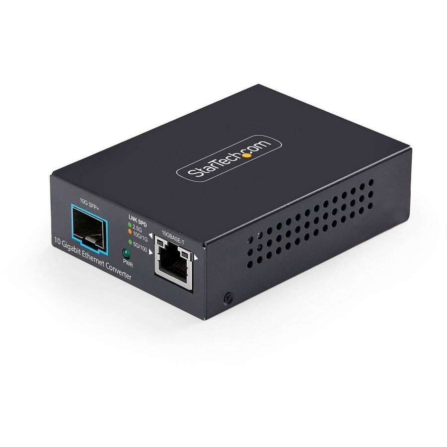 StarTech 10GbE Multi-Gigabit Open SFP+ Fiber Media Converter, Standalone