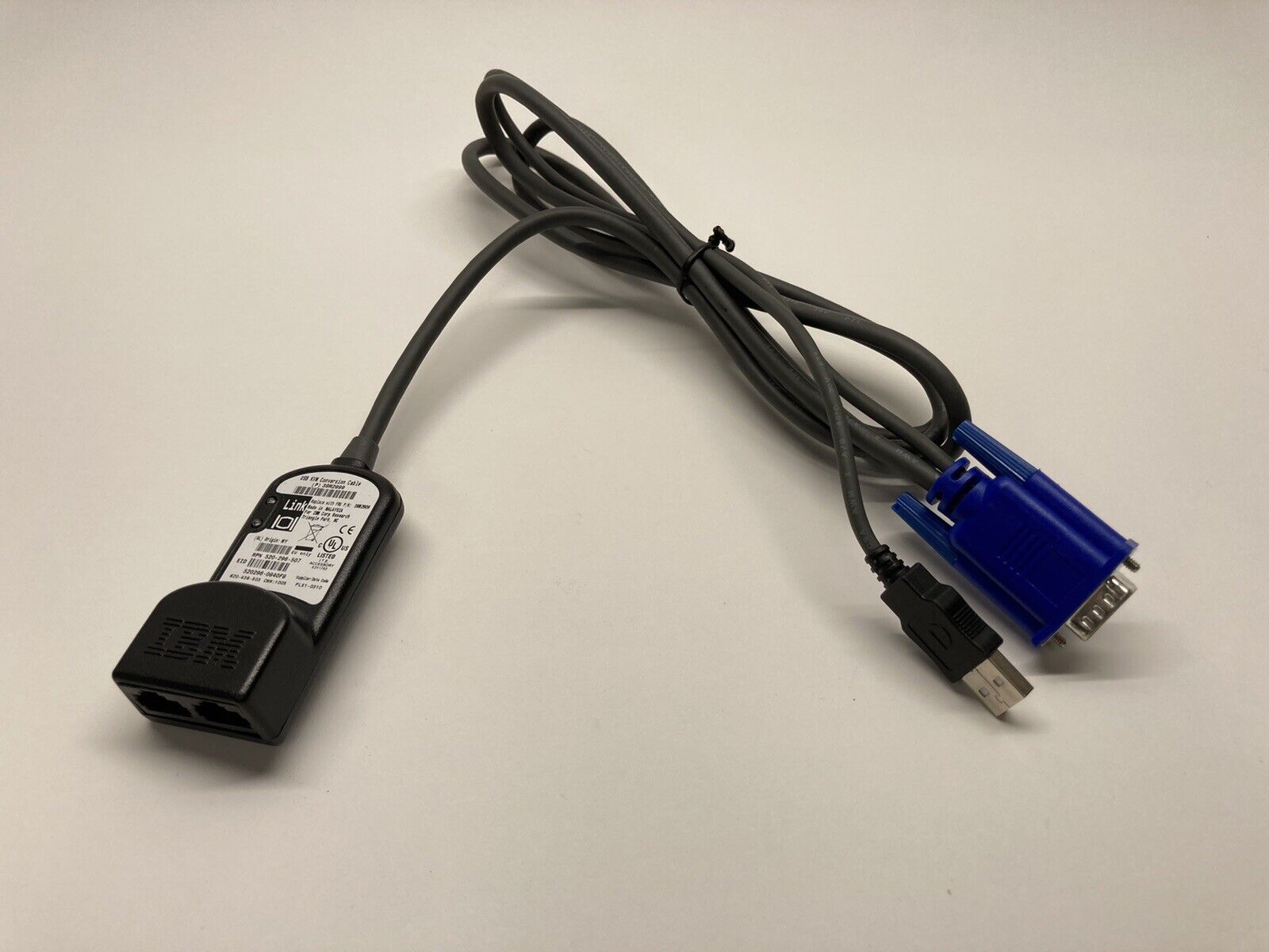 IBM USB 250mm KVM Switch Conversion Cable Adapter Module SIM POD 39M2899 39M2909