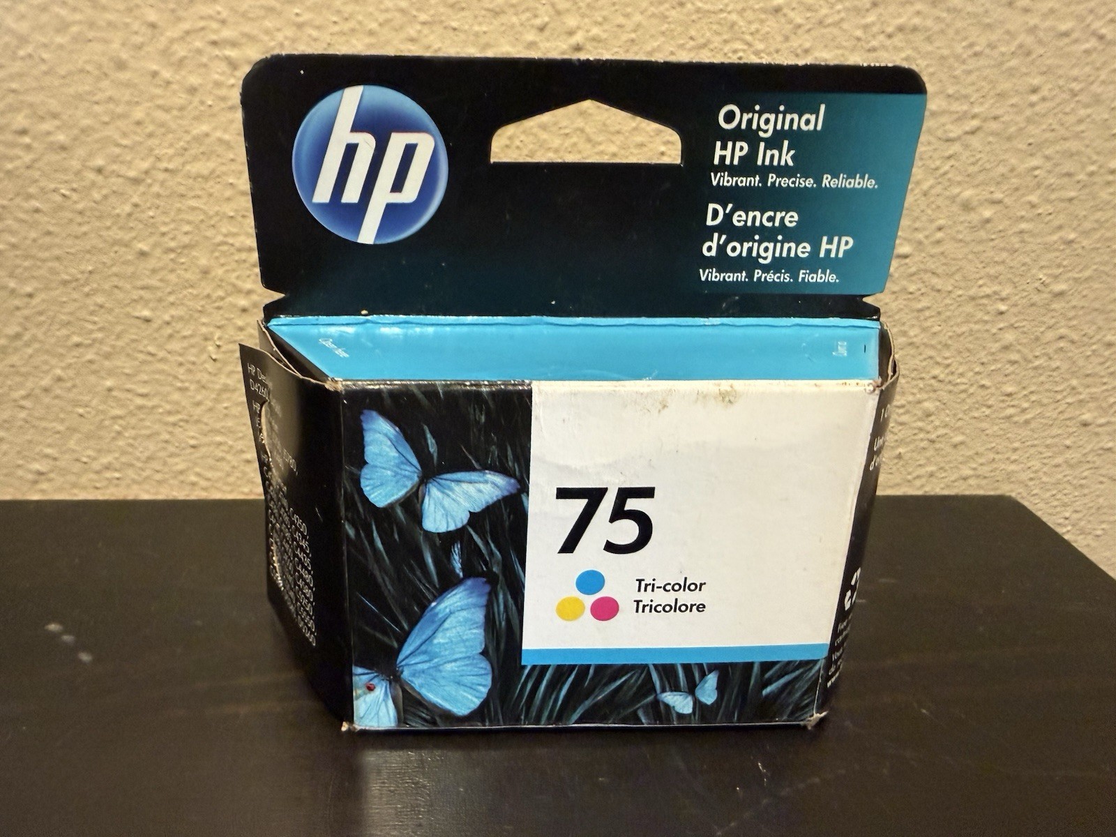 HP 75 Original Tri-Color Ink Cartridge Genuine Hewlett Packard Exp May 2025 New