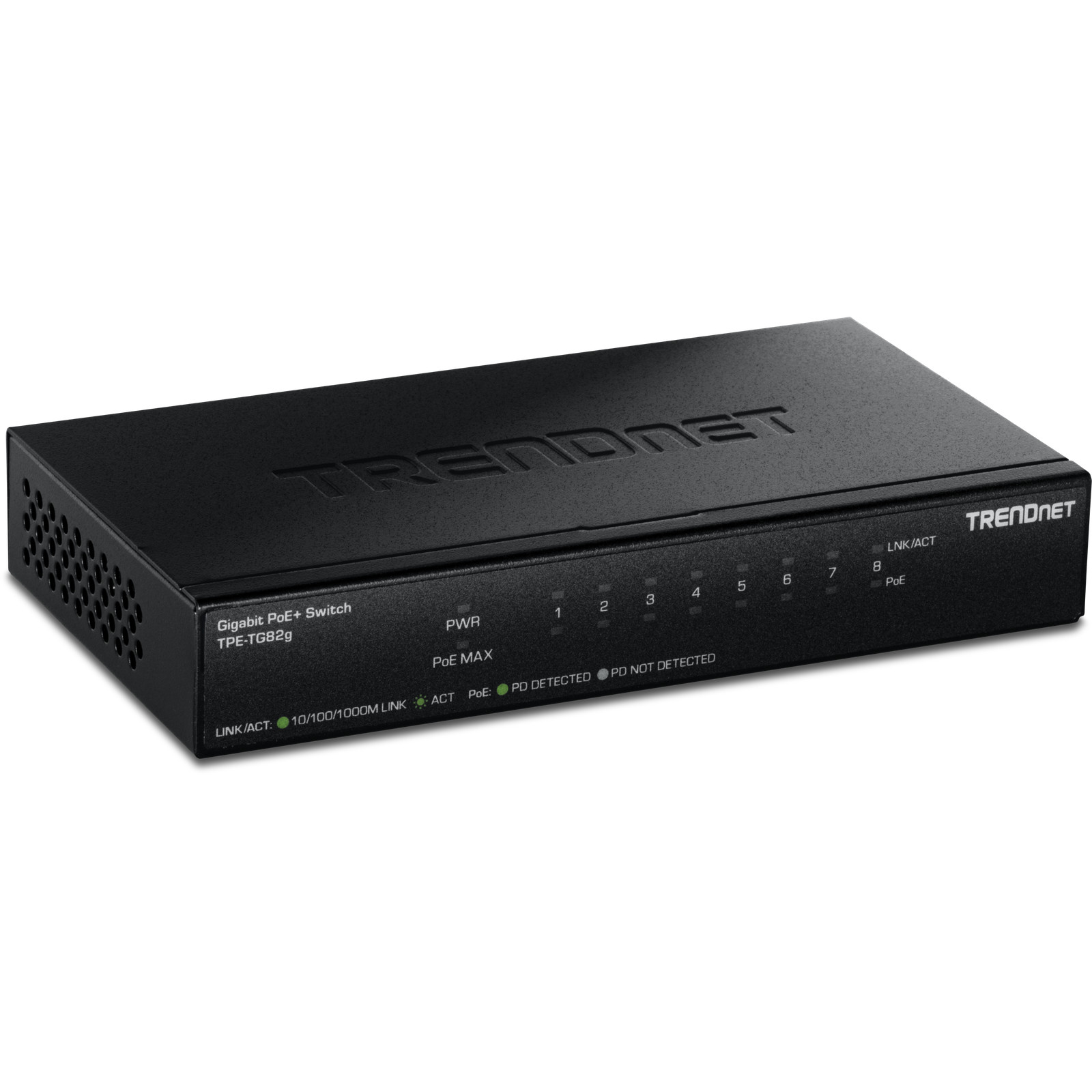 TRENDnet TPE-TG82G 8-Port Gigabit PoE+ Switch