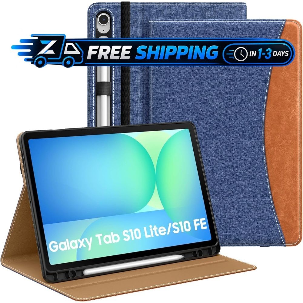 MoKo Case for Samsung Galaxy Tab S10 Lite S10 FE S9 FE S9 10.9-11 Inch with S