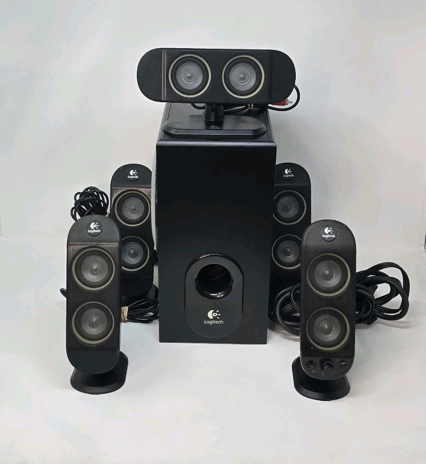 Logitech X-530 5.1 Surround Sound Computer Speakers and Sub Woofer