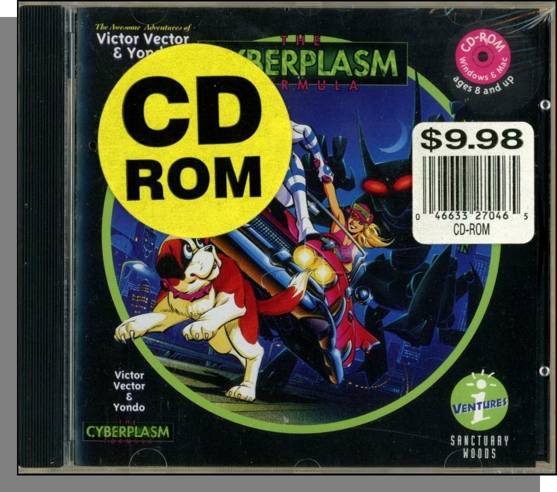 Victor Vector & Yondo: The Cyberplasm Formula - New 1993 CD-ROM, Windows & Mac 