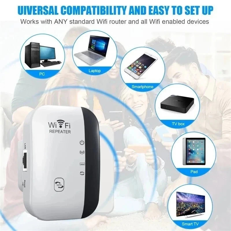 Enhance Your WiFi Signal with our Wireless Internet Booster and Range Extender