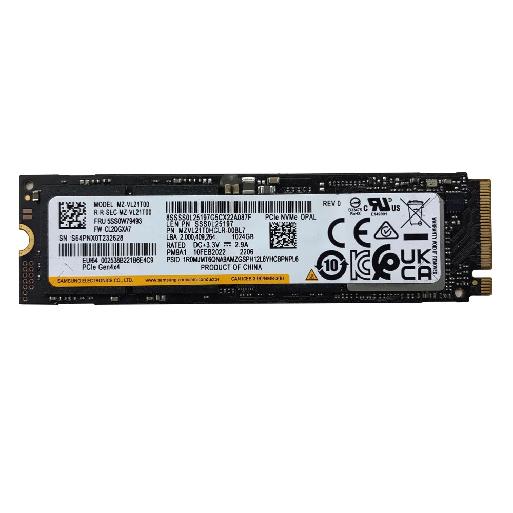 Samsung 1TB SSD PM9A1✓980 Pro OEM✓PCIe 4.0 Gen4x4 NVMe M.2✓7000MB/s✓WARRANTY