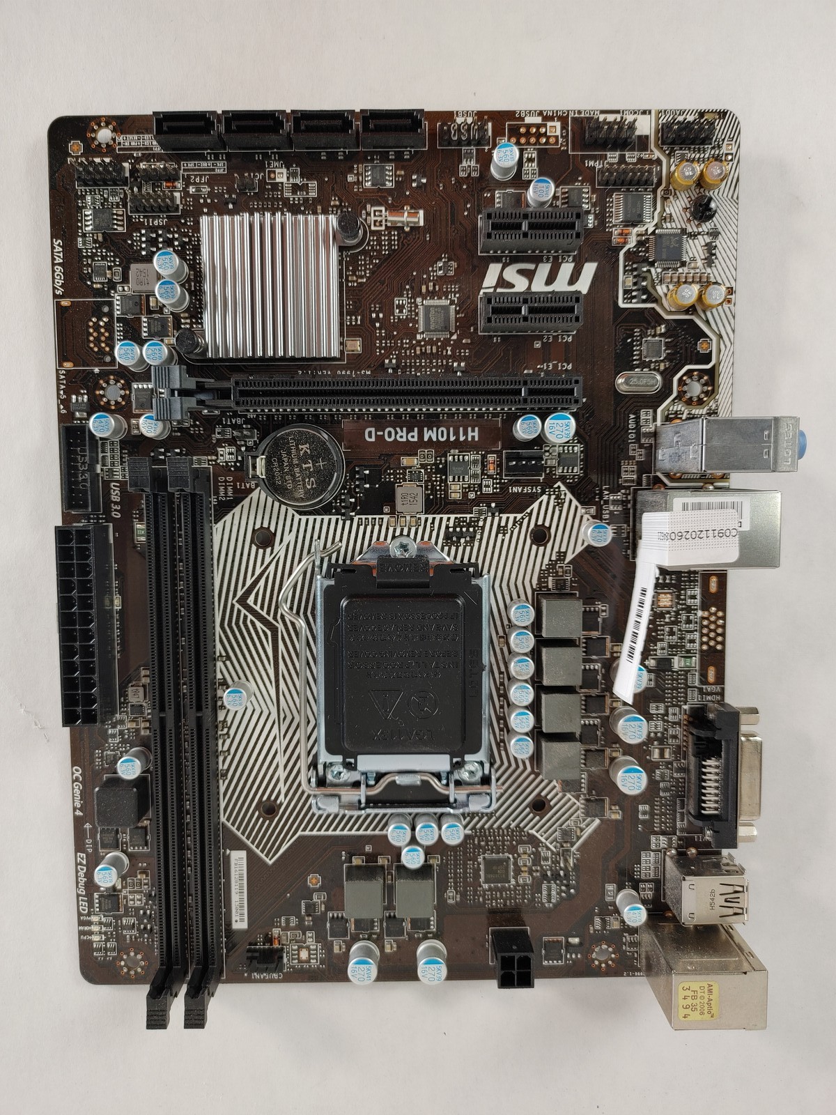 MSI H110M PRO-D Intel LGA 1151 DDR4 Desktop Motherboard