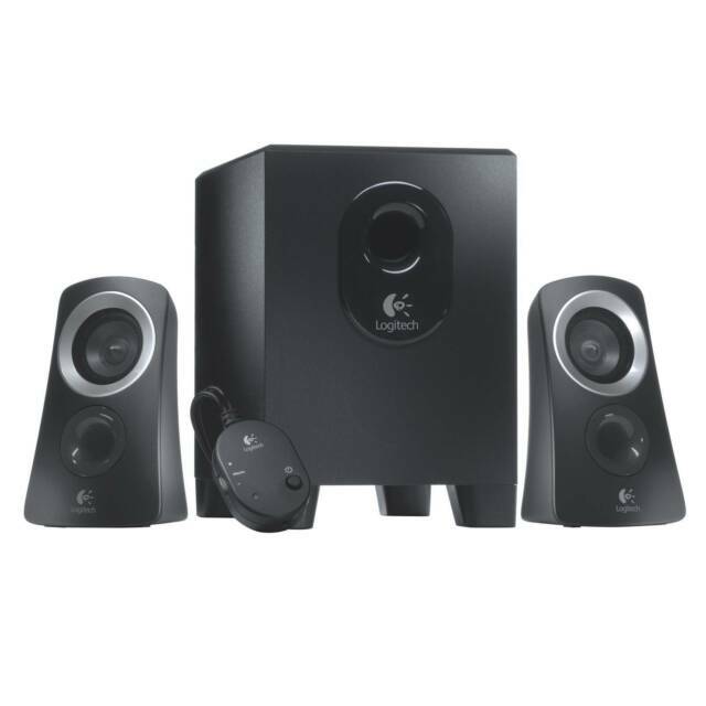 Logitech Z313 2.1 Channel Speaker System 50 Watt With Subwoofer Black