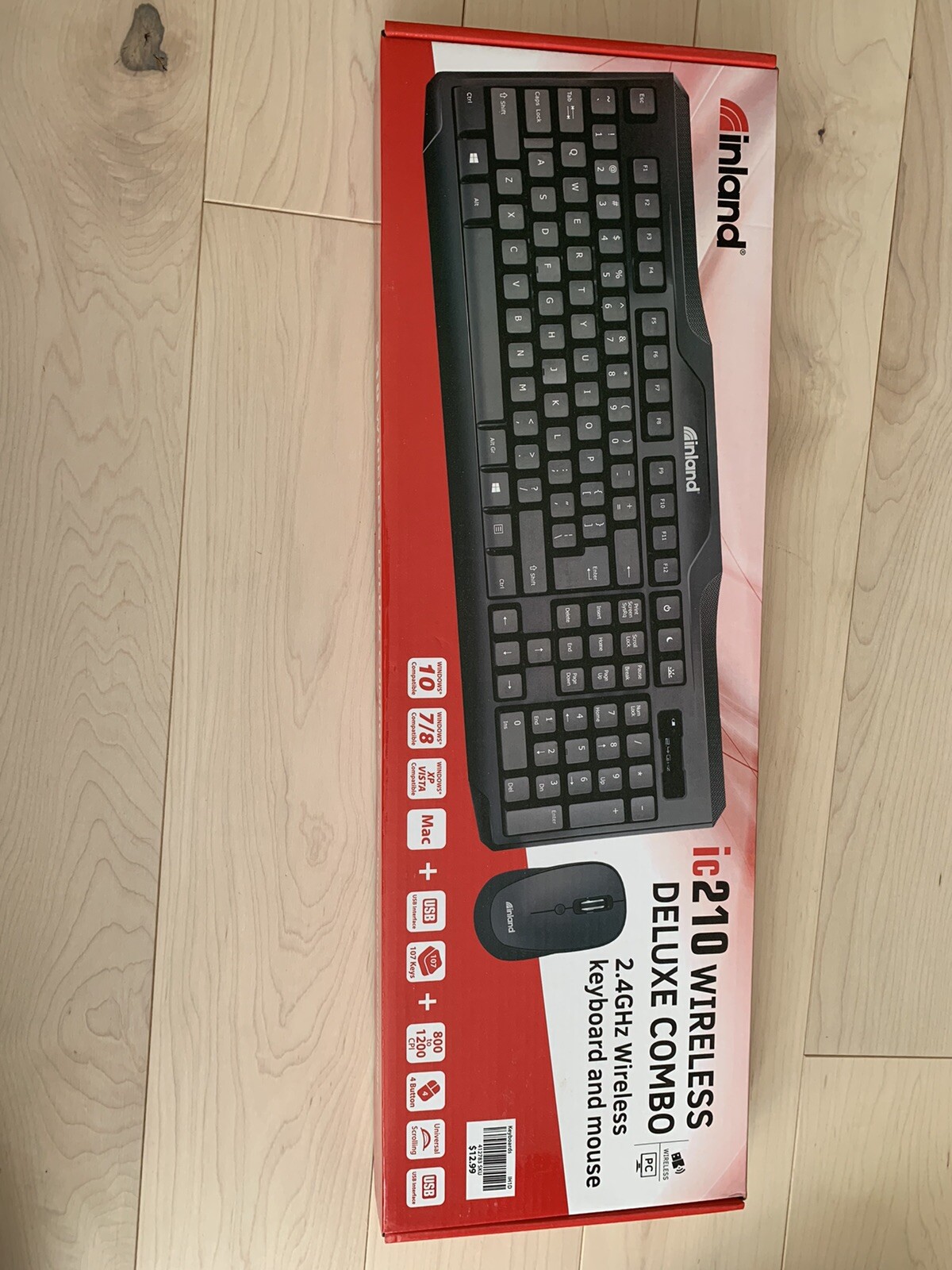 Inland ic210 Wireless Deluxe Combo Keyboard and Mouse