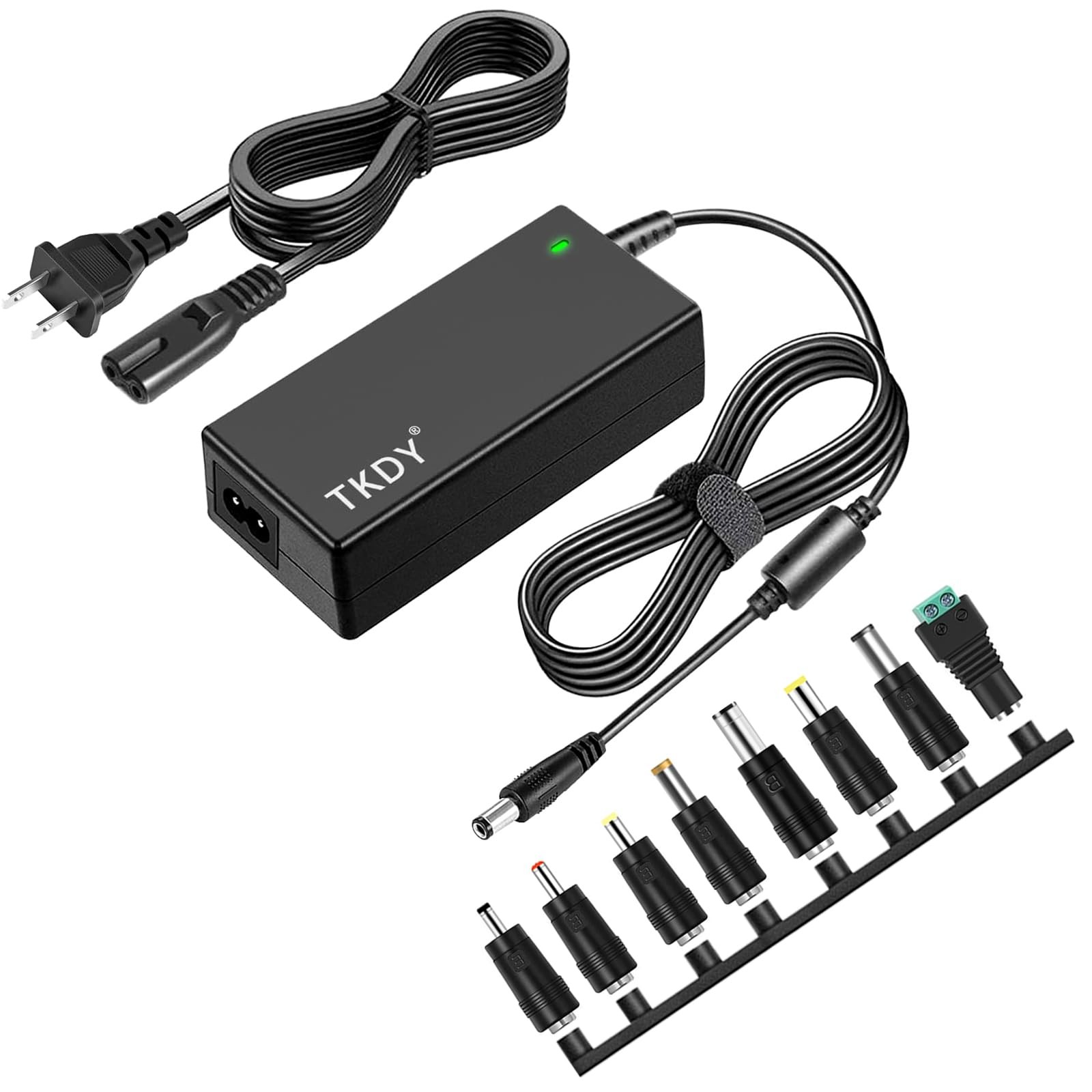 TKDY 24V Power Supply 2.5A AC Adapter, 100-240V 50/60Hz to 24Vdc Black