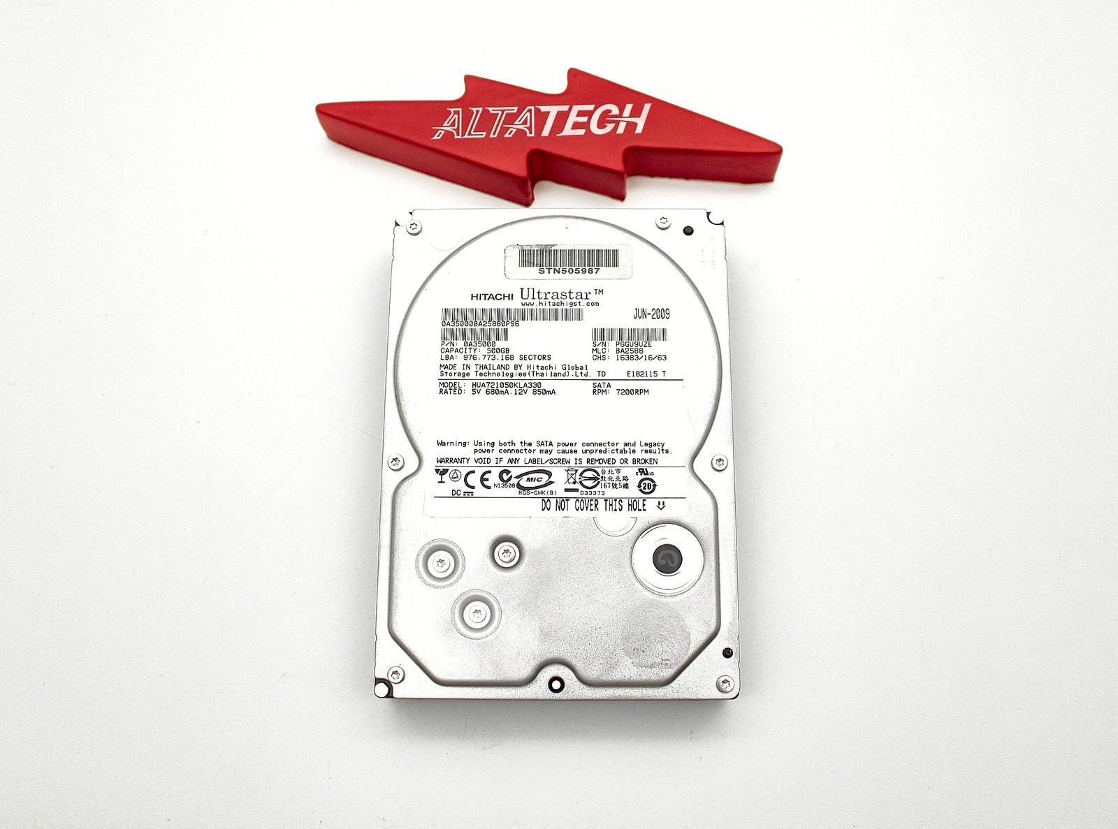 Hitachi HUA721050KLA330 NetApp Ultrastar 500GB 7.2K SATA 3.5" HDD Hard Drive