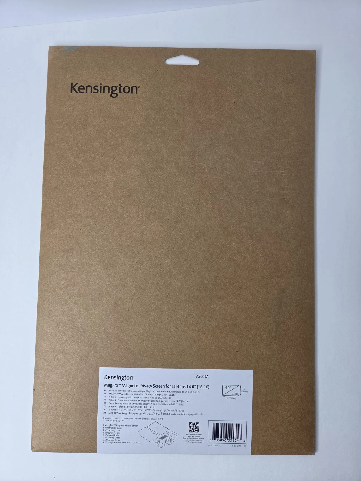 Kensington MagPro Magnetic Privacy Screen Laptop 14in 16:10 K55254WW