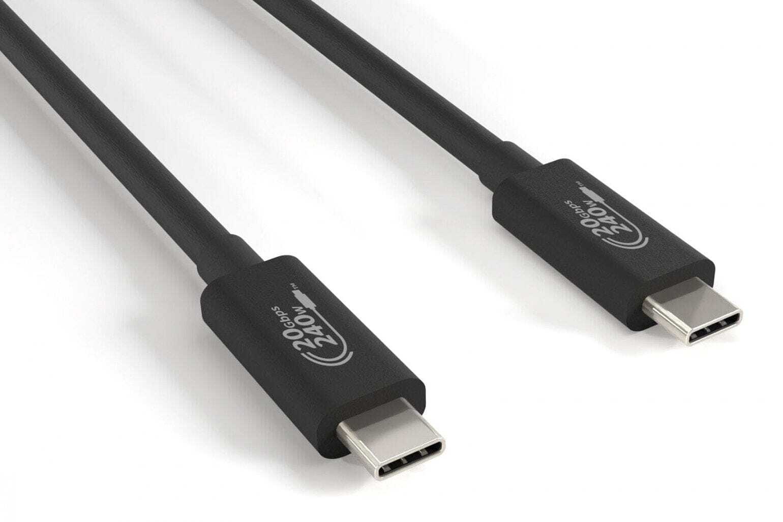 Sewell USB 4.0 Type C Cable | 20Gbps, 240W Power, 8K Video | 6.5 ft.