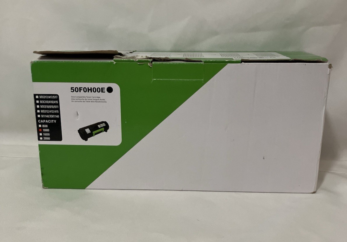 50F0H00E Blk Toner Cartridge MX310/410/415 10,000  Compatible Brand Lexmark