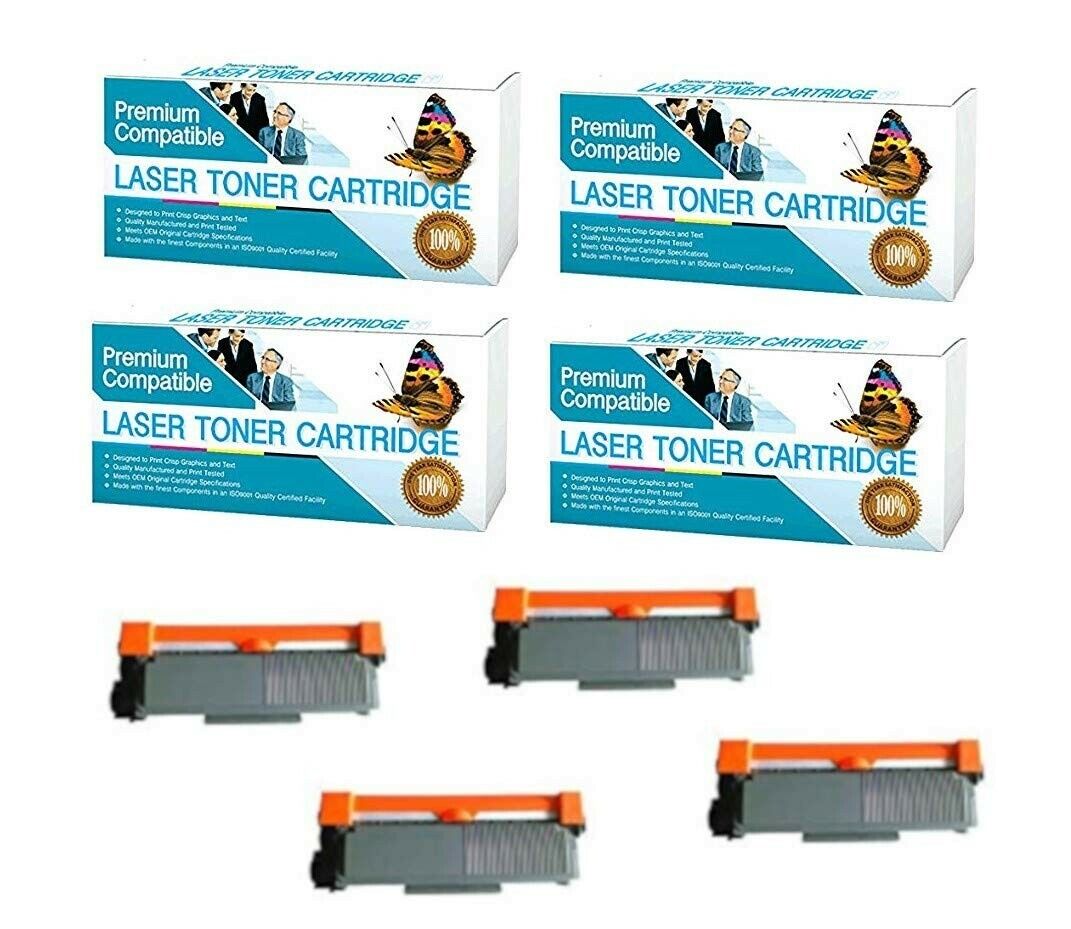 4 Pack Comp for Brother TN660 TN630 High Yield Toner for HL-L2300D,DCP-L2540DW
