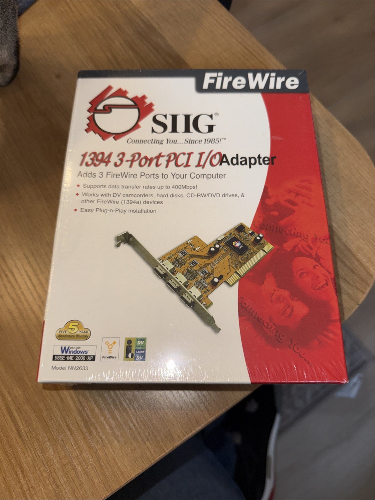SIIG 1394 I/O 3 Port PCI Firewire Adapter Card NN2633