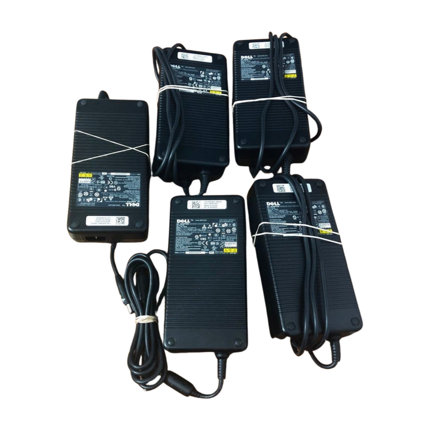 Lot Of 5 Genuine Dell AC Adapter PA-7E Family D846D 19.5V 10.8A