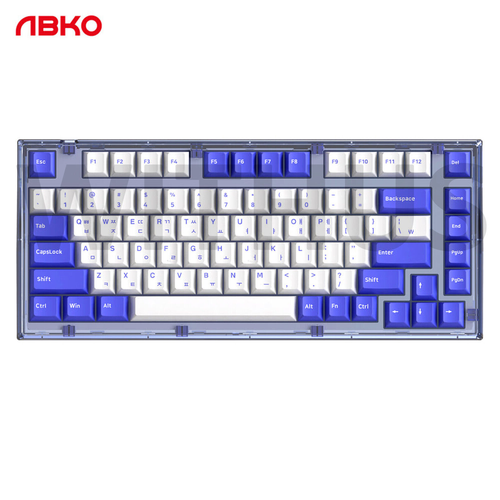 ABKO AG75 Gasket Mount RGB HOTSWAP Mechanical Keyboard English/Korean - 3color