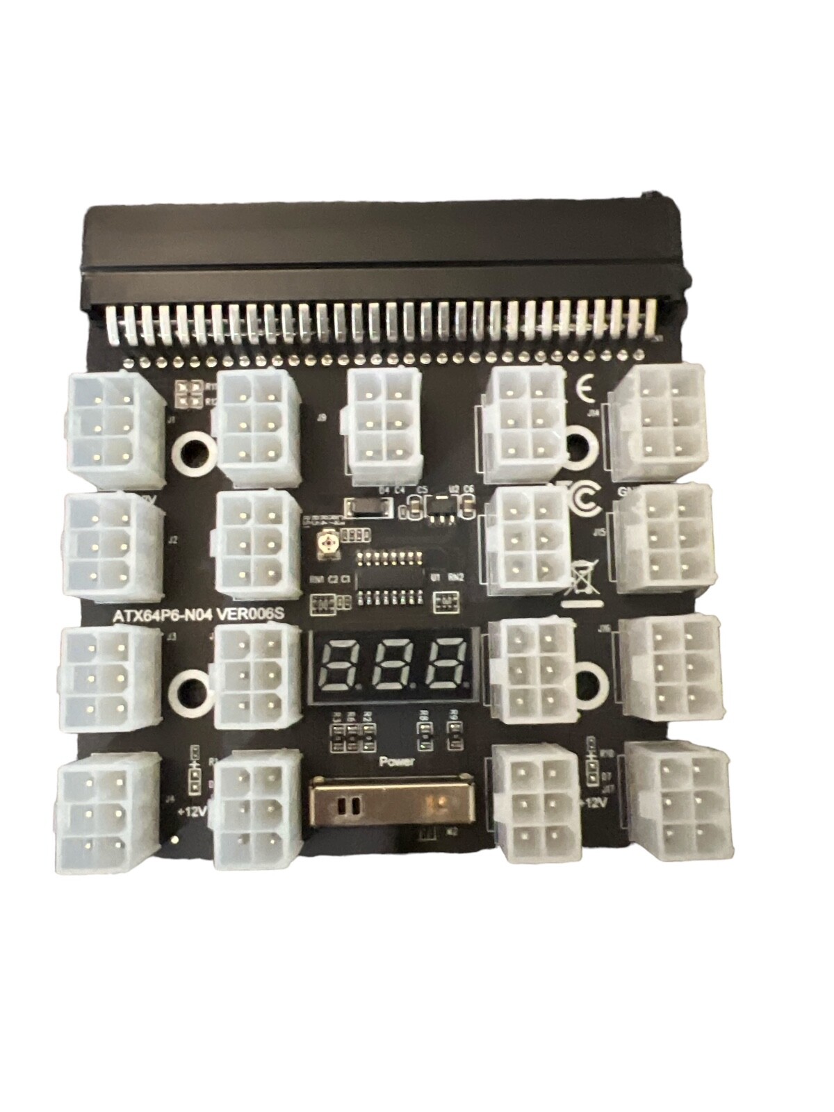 Breakout Board Server Power Supply Adapter 1200W PCI-E for HP GPU Mining 17x6Pin