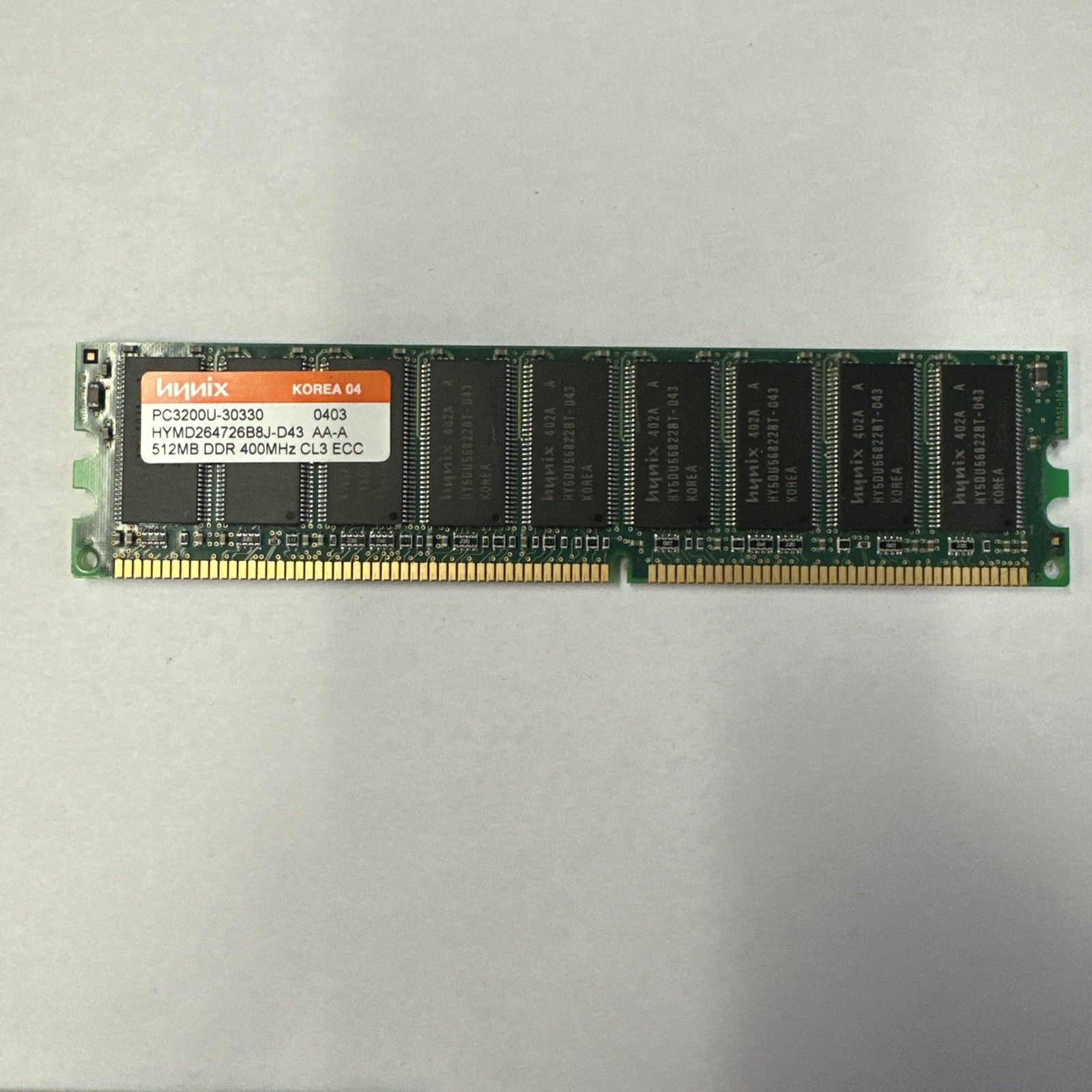 HYMD264726B8J-D43 AA-A - 512MB Memory Module (Ddr Sdram Rdimm) 