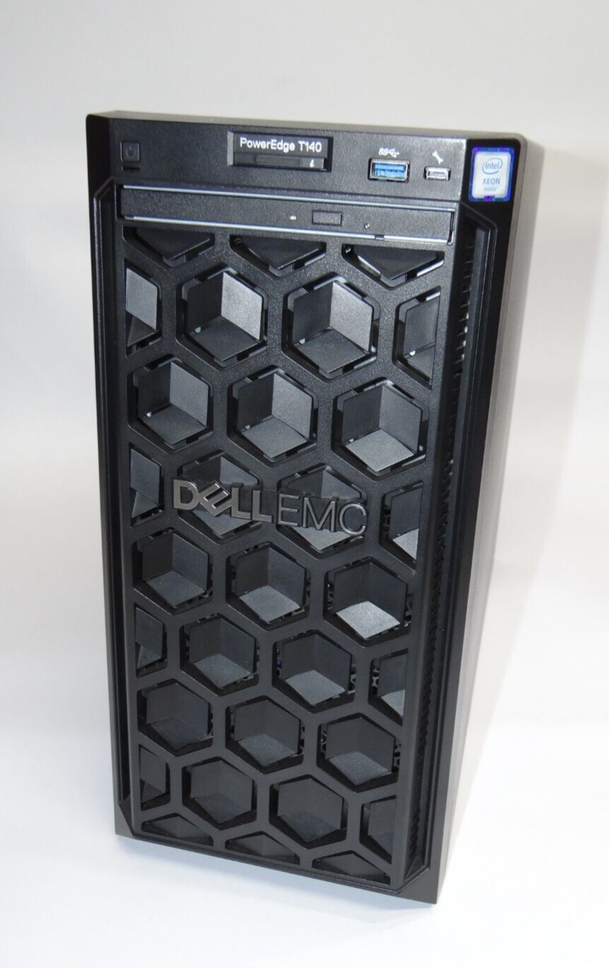 Dell PowerEdge T140 Xeon E-2124 @ 3.30GHz, 32GB Ram, PERC H330, NO HDD'S, NO OS