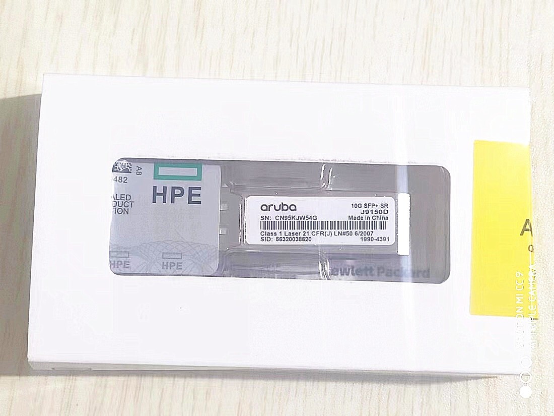 NEW J9150D 1990-4391 HPE / Aruba 10G SFP+ LC SR 300m OM3 MMF Transceiver Module
