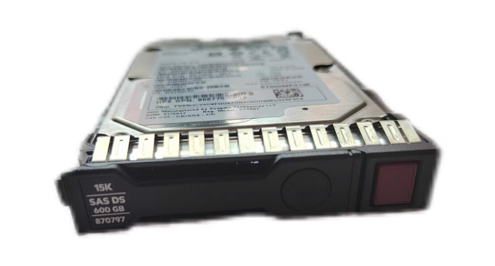 for HPE 600GB 870797-001 870763-B21 12G 15K SAS SFF 2.5" ENT HDD Hard Drive