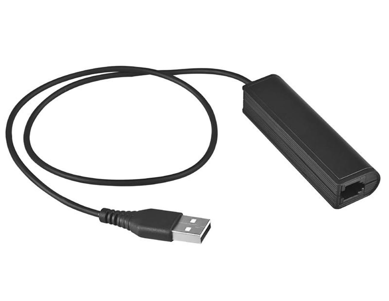 RJ9 Plug to USB Headset Adapter with Plantronics Jabra Sennheiser Wireless DE...