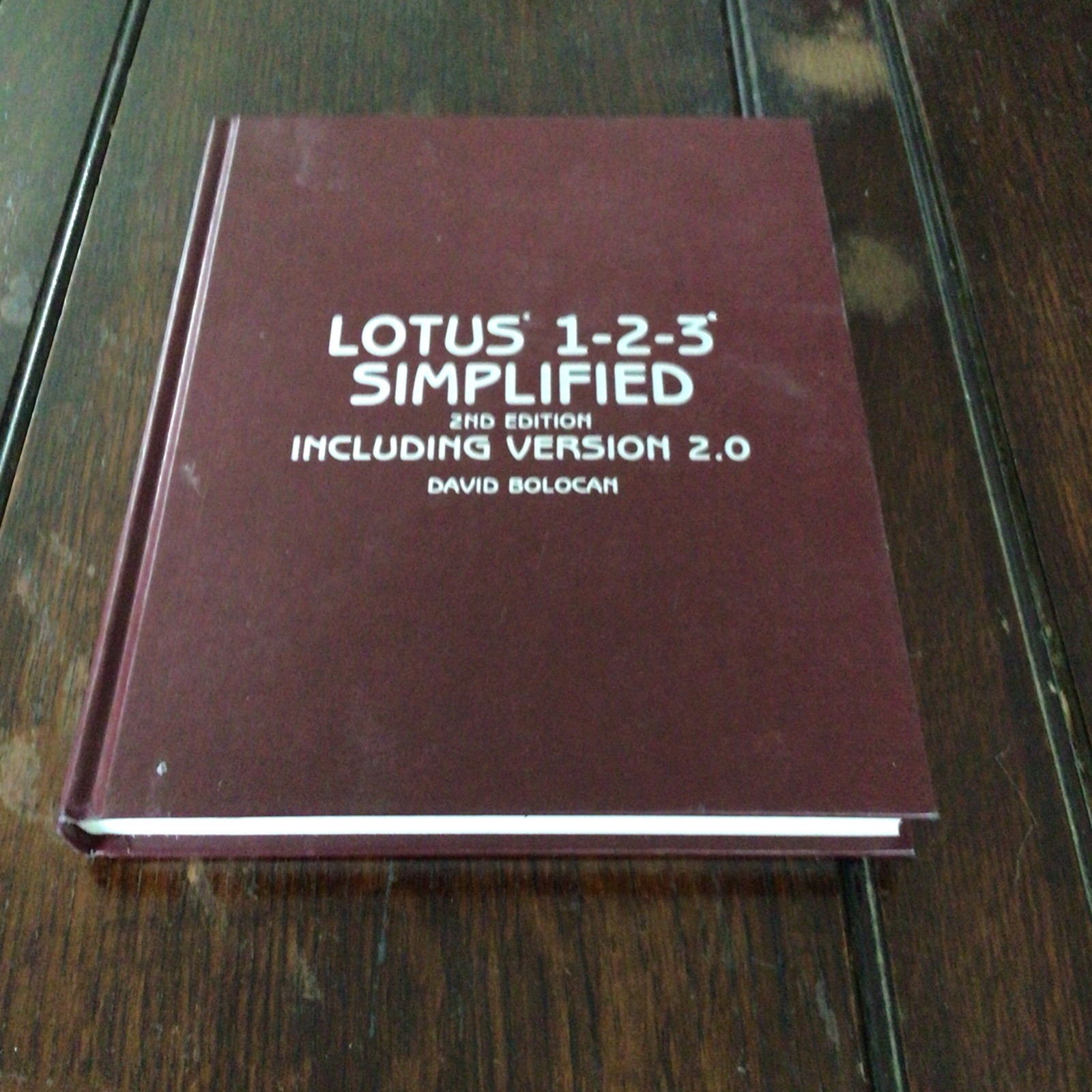VINTAGE - Lotus 1-2-3 Simplified 2nd Edition incl Version 2.0 User Manual