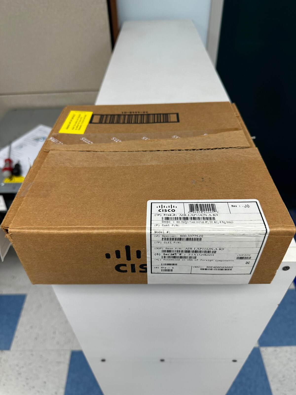 AIR-LAP1142N-A-K9 802.11a/g/n FIXED UNIFIED AP INT ANT FCC