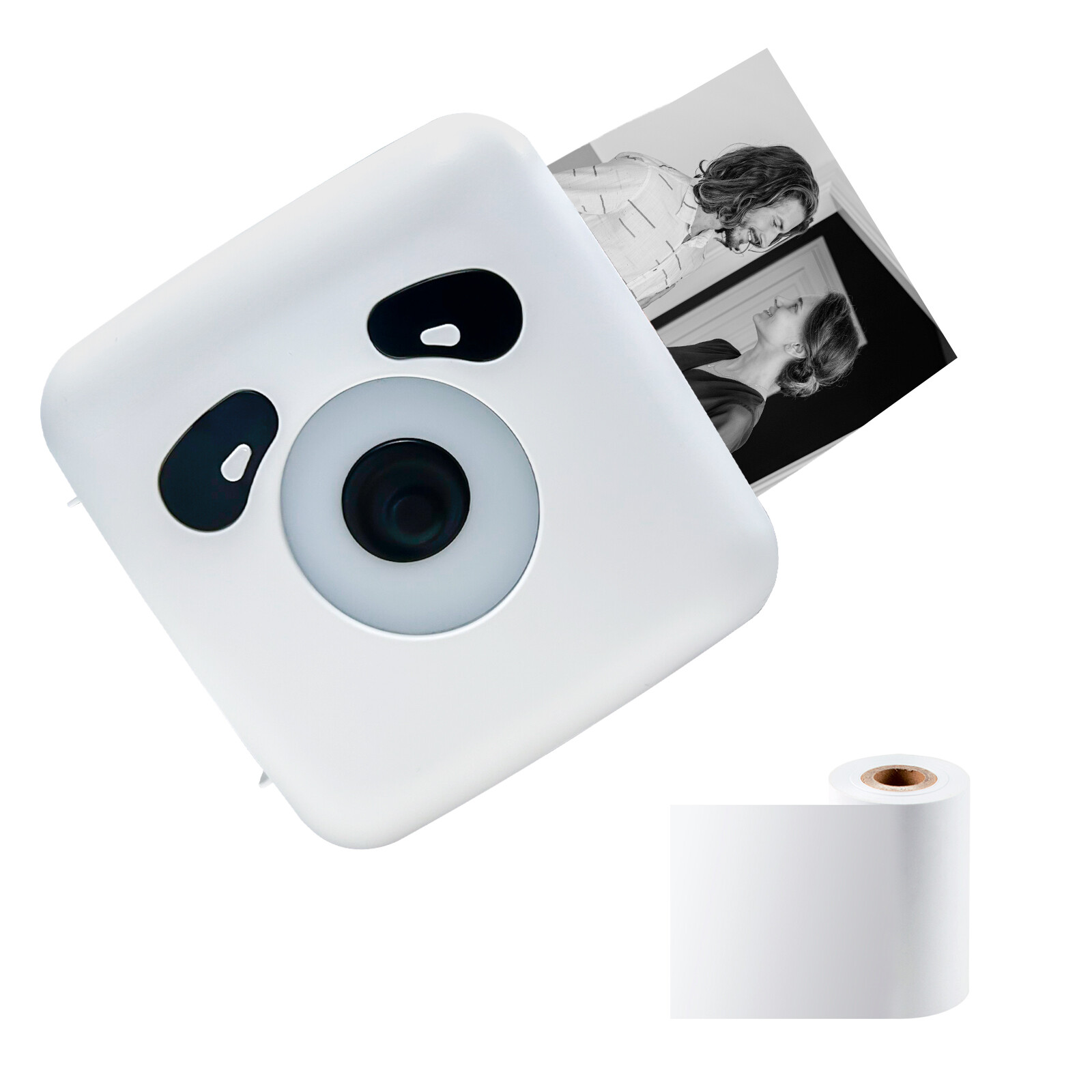 VRETTI Mini Pocket Thermal Printer Wireless Bluetooth Photo with Label Paper
