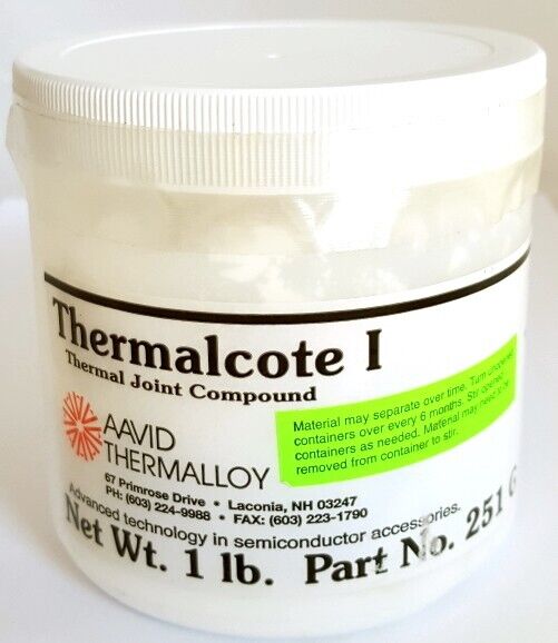 Thermalcote I Thermal Joint Compound Aavid Thermalloy 251G (One 16 oz. Jar)