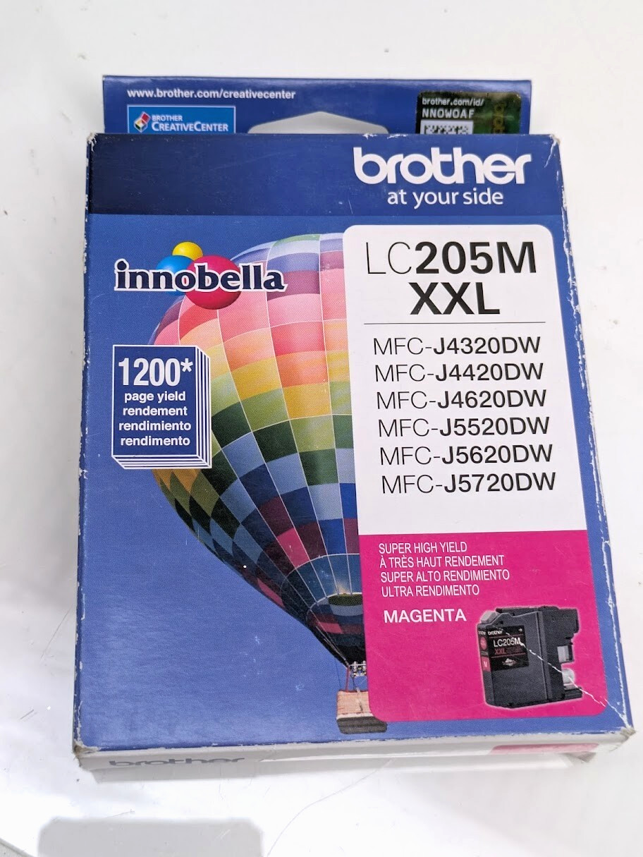 Brother Innobella LC205M XXL Ink Cartridge Magenta Inkjet 1200 Super High Yield
