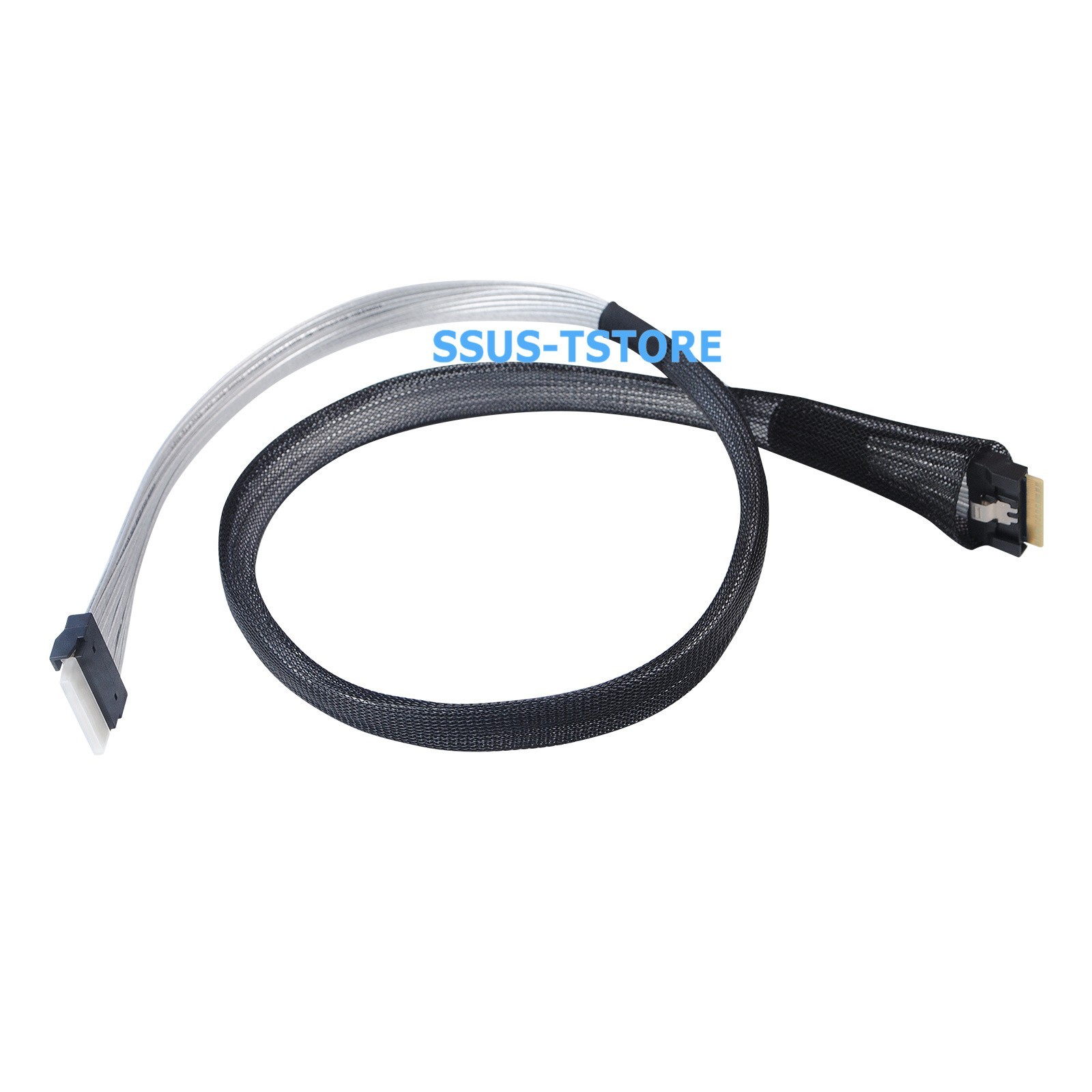 SAS 4.0 SFF-8654 8i 74pin Host to SFF-8654 Slim SAS Target PCI-E Slim Line 0.8m