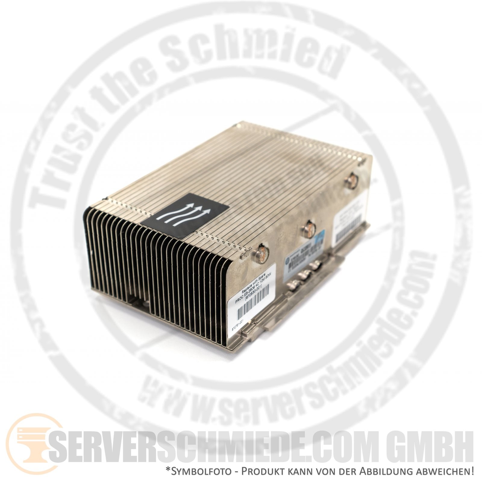 HP DL380p Gen8 CPU Cooler Heatsink 135W 662522-001 654592-001