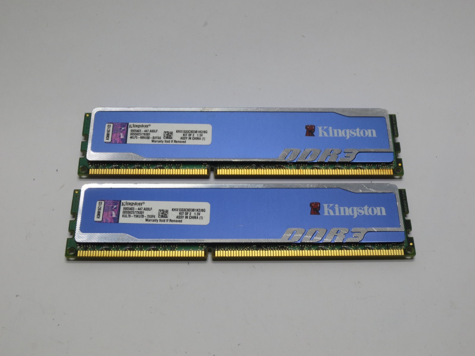 Kingston HyperX BLU 8GB (2x4GB) DDR3 Computer Memory RAM, KHX1333C9D3B1K2/8G