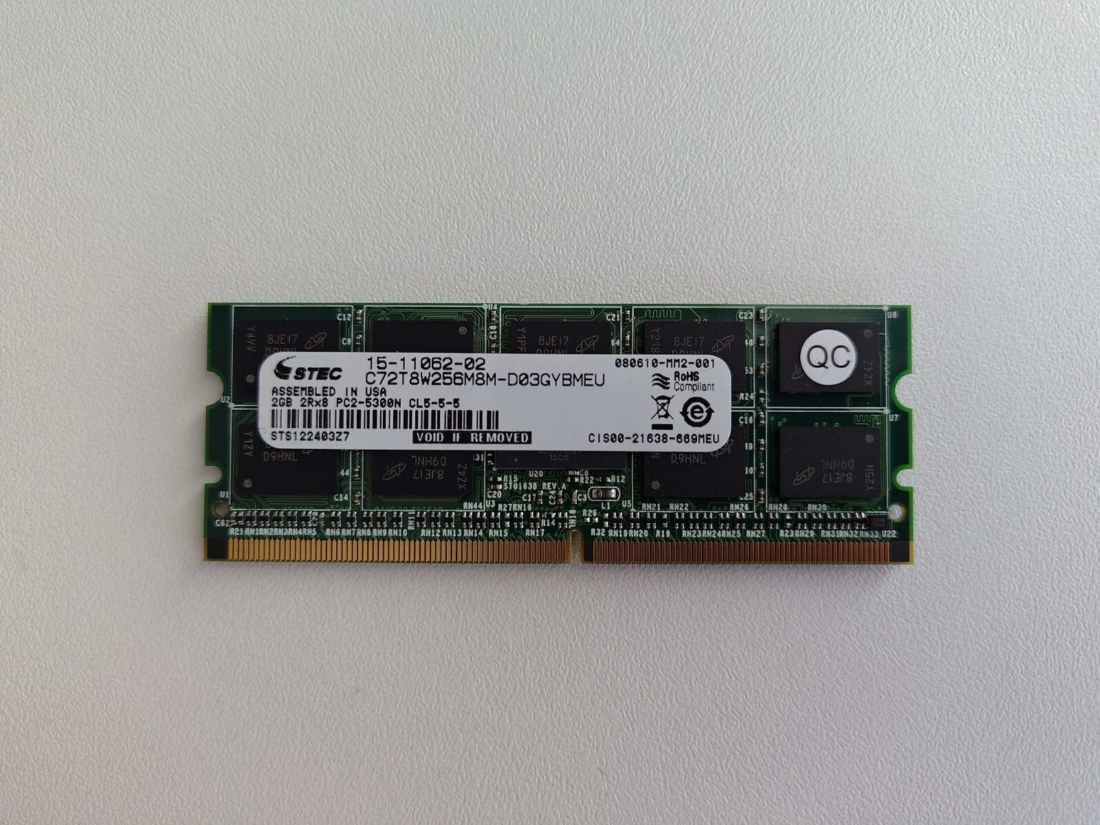 Cisco ASR1000 RP1 2GB DRAM M-ASR1K-RP1-2GB 15-11062-02