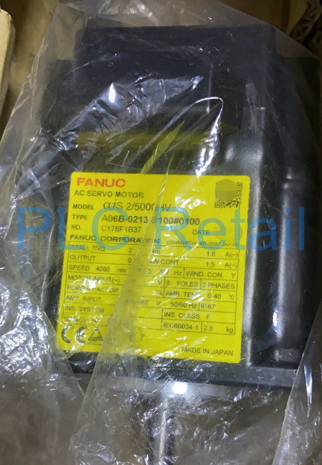 1PCS NEW FANUC servo motor A06B-0213-B100#0100 Fast delivery