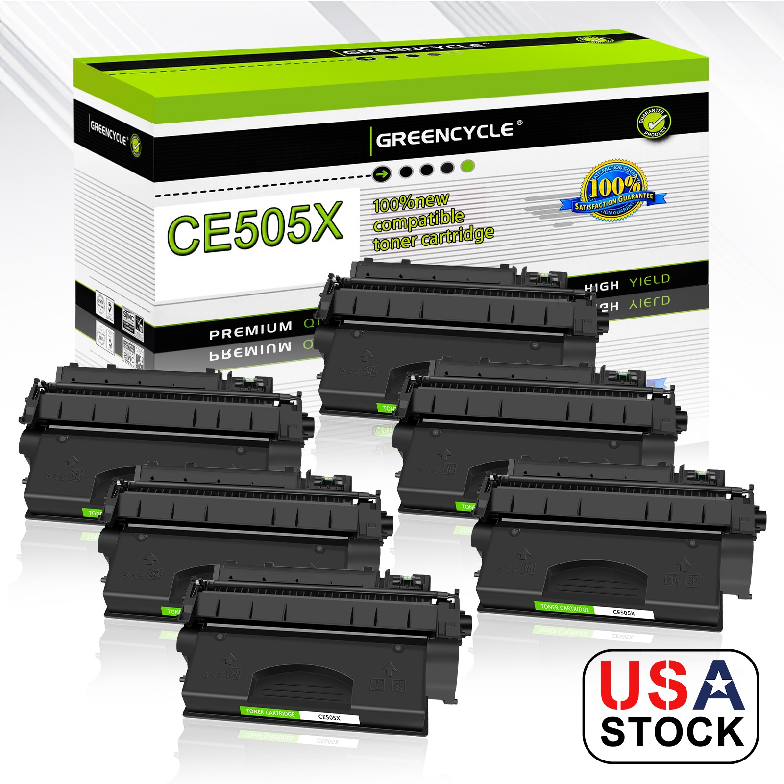 6PK CF280X Black Toner Cartridge Fits For HP LaserJet Pro 400 MFP M425dw M425dn